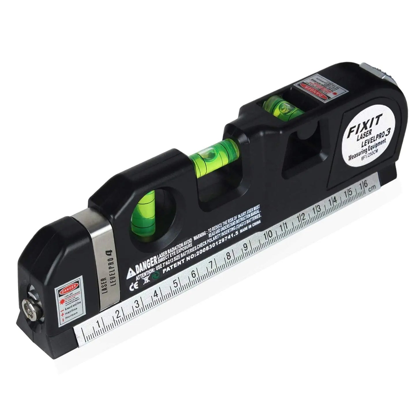 Spirit Level Standard Metric Ruler Laser Measuring Tape Drpshippr